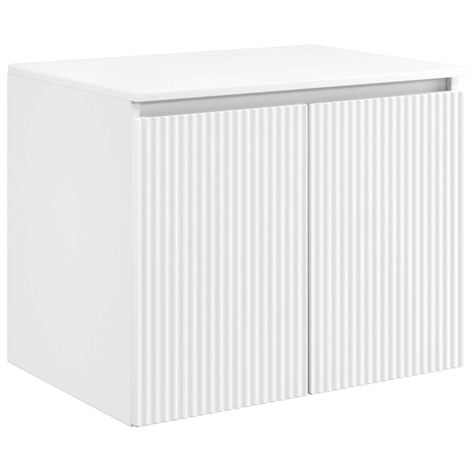 vidaXL - Wandgemonteerde - Badkamerkast - Wit - 62,5 - x - 44,5 - x - 50 - cm