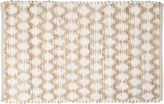 Clayre & Eef Vloerkleed 60x90 cm Bruin Katoen