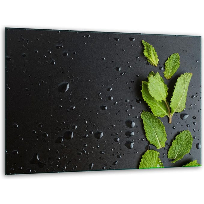 TMK ArtDeko - Snijplank - Glas - 40x30 cm - Zwart