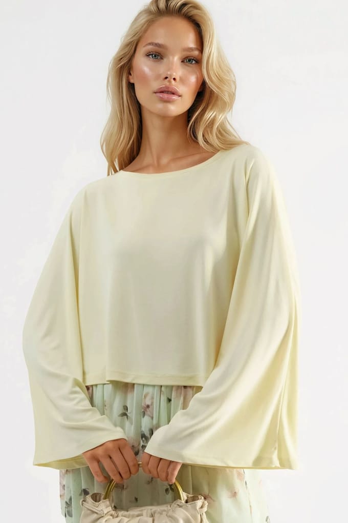 Losse Fit Bootneck Blouse