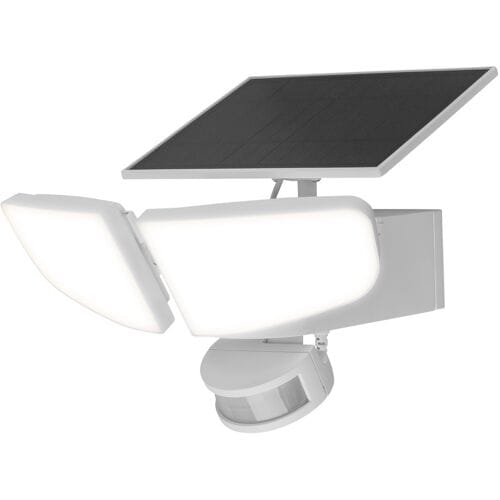 LIVARNO LED-buitenlamp op zonne-energie, met 2 spots (wit)
