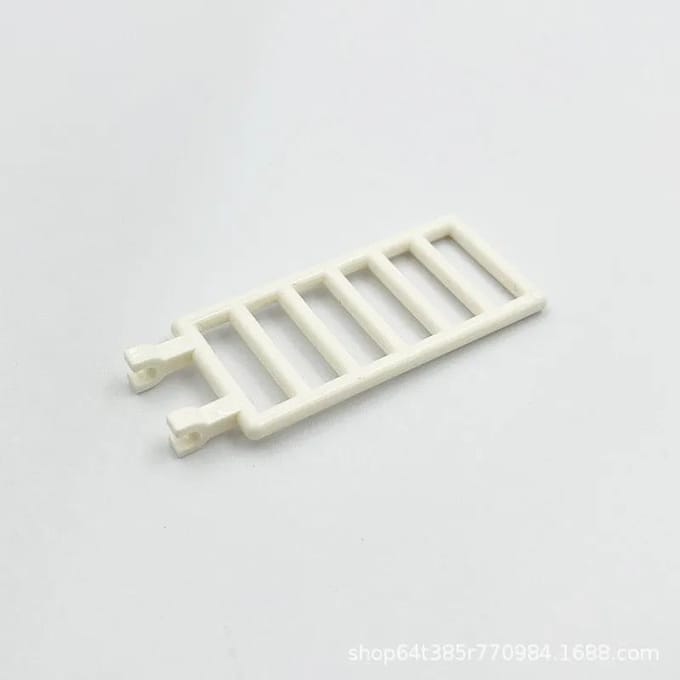10 pièces Escaliers Compatibles avec 6020 Garde-corps de Construction de Clôture Briques de Construction Assemblées ENFANTS Briques MOC Composants de Rechange jouet blanc