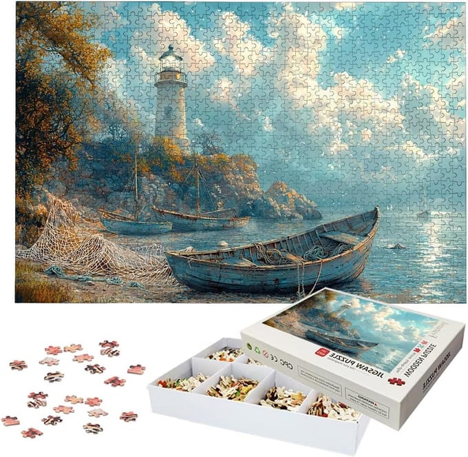 Houten Puzzel - Landschap Puzzel - Ontspanning Thuis - 3000 Stukjes - 122 x 81 cm - Meerkleurig