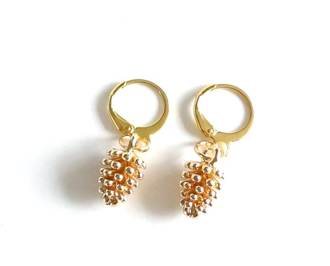 2 Love it Pine Cone - Oorbellen - Stainless steel