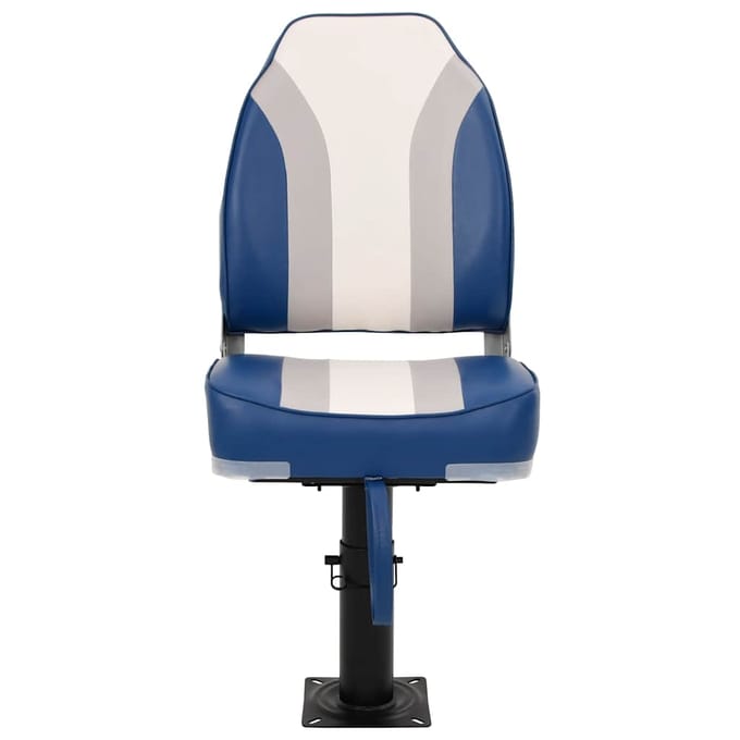 vidaXL - Bootstoelen - inklapbaar - 2 - st - met - hoge - rugleuning