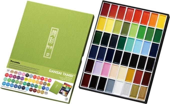 Gansai Tambi Set 48 Colours