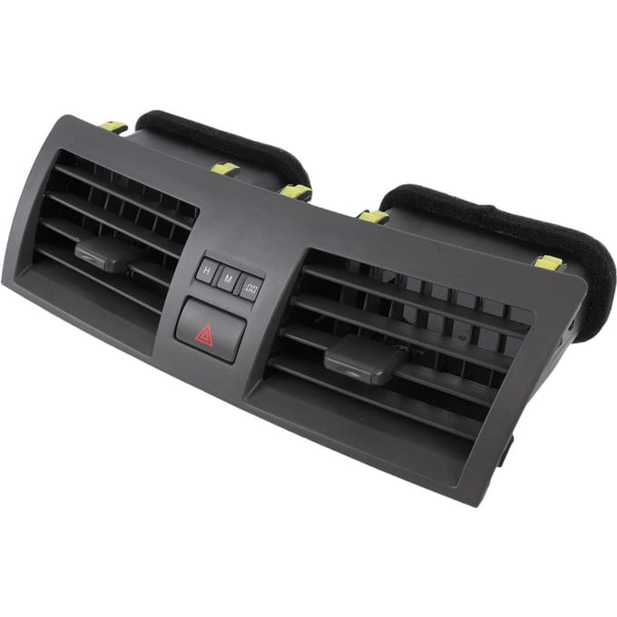 Panneau d'aérateur de prise AC de tableau de bord central 55660 06100 Panneau de grille de sortie d'insert de climatisation de console centrale Remplacement gray