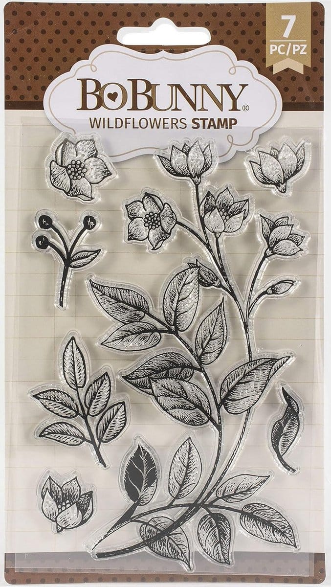 Set van 4x6 Zelfklevende Wilde Bloemen Postzegels