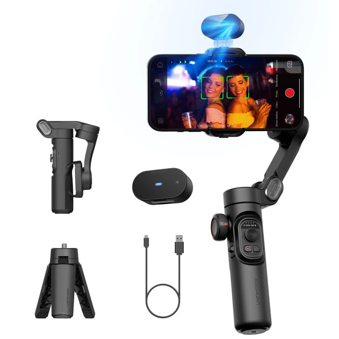 AOCHUAN XE Gimbal with AI Sensor (Black)