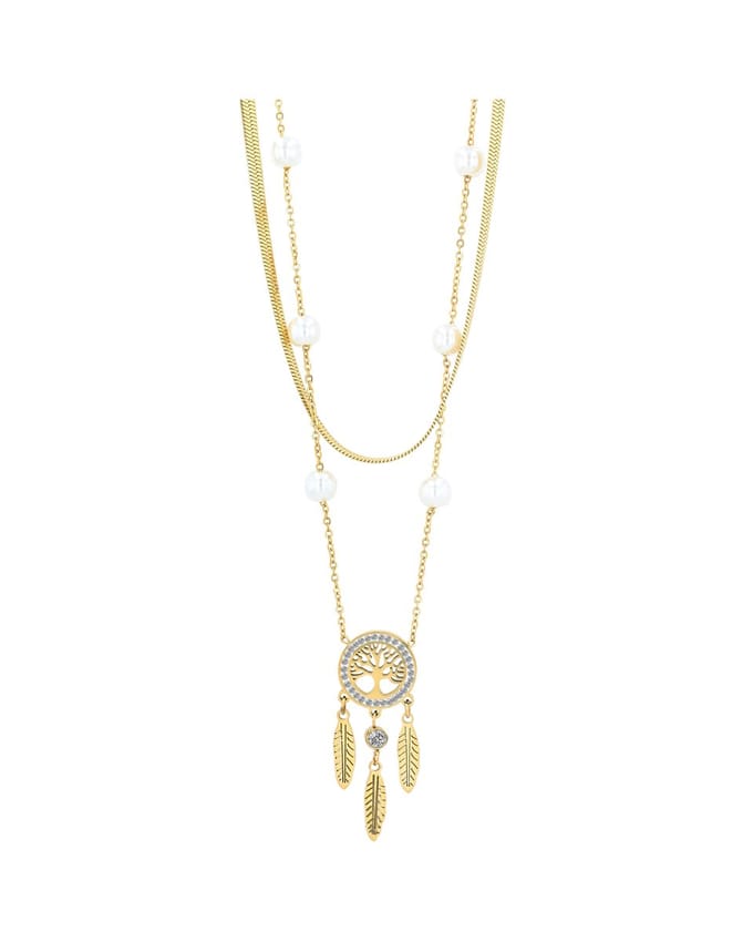 AKZENT Akzent damesketting met hanger Freia, duurzaam