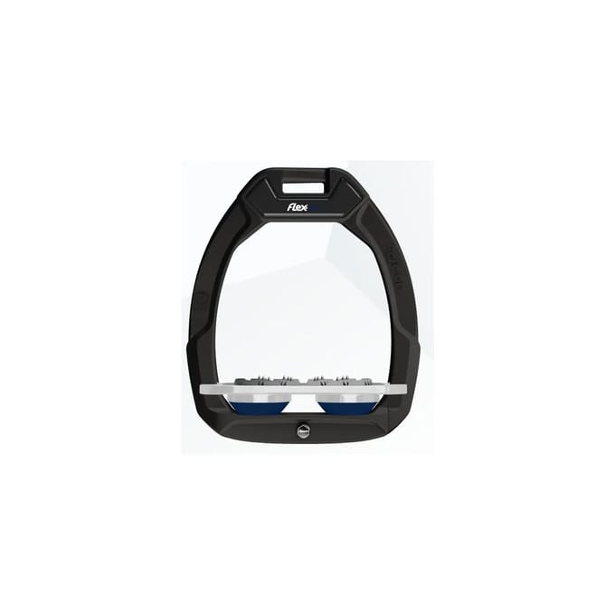 Veiligheidssportbeugels Plat Ultra Grip Zwart/Grijs/Marine Flex-On Safe-On