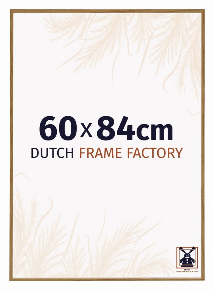 Fotolijst 60x84 cm - Kunststof - Beuken Licht - Easy