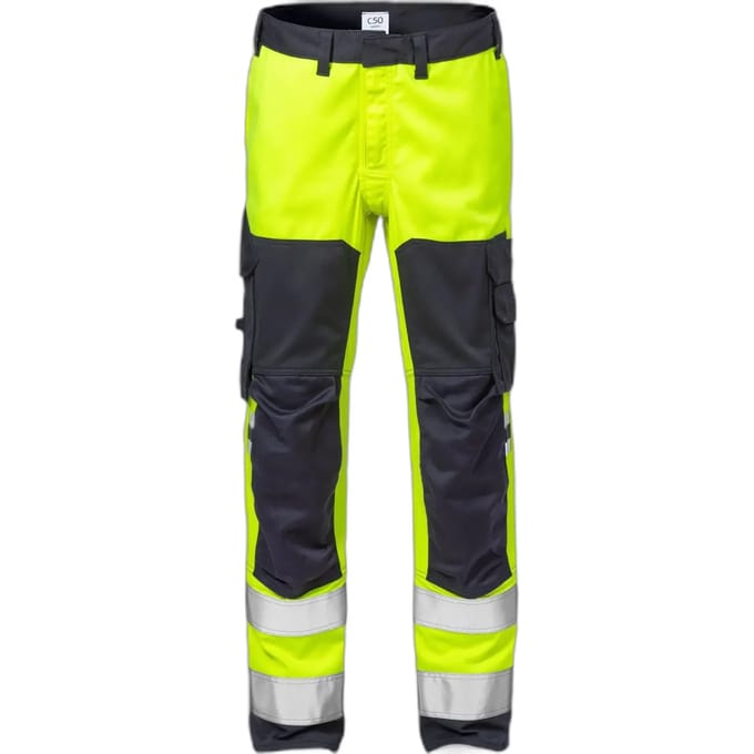 Hoogvisibiliteit werkbroek klasse 2 rekbaar Fristads 2161 ATHF