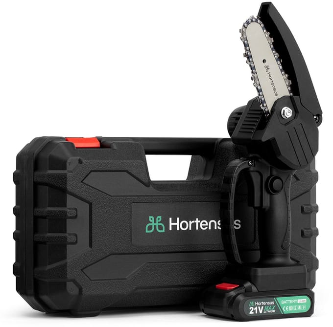 Hortensus - Mini kettingzaag voor al je kluswerk - Hortensus mini kettingzaag