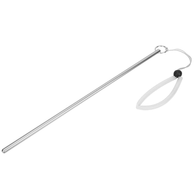 Duiken Aluminiumlegering Kietelstok met Meting & Lanyard Silver