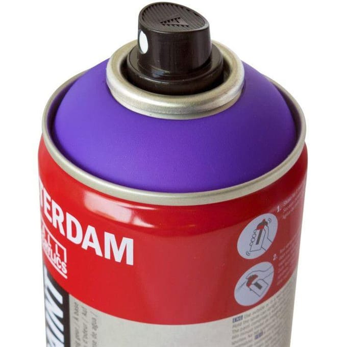 Bombe de peinture Amsterdam 400 ml outremer violet paars