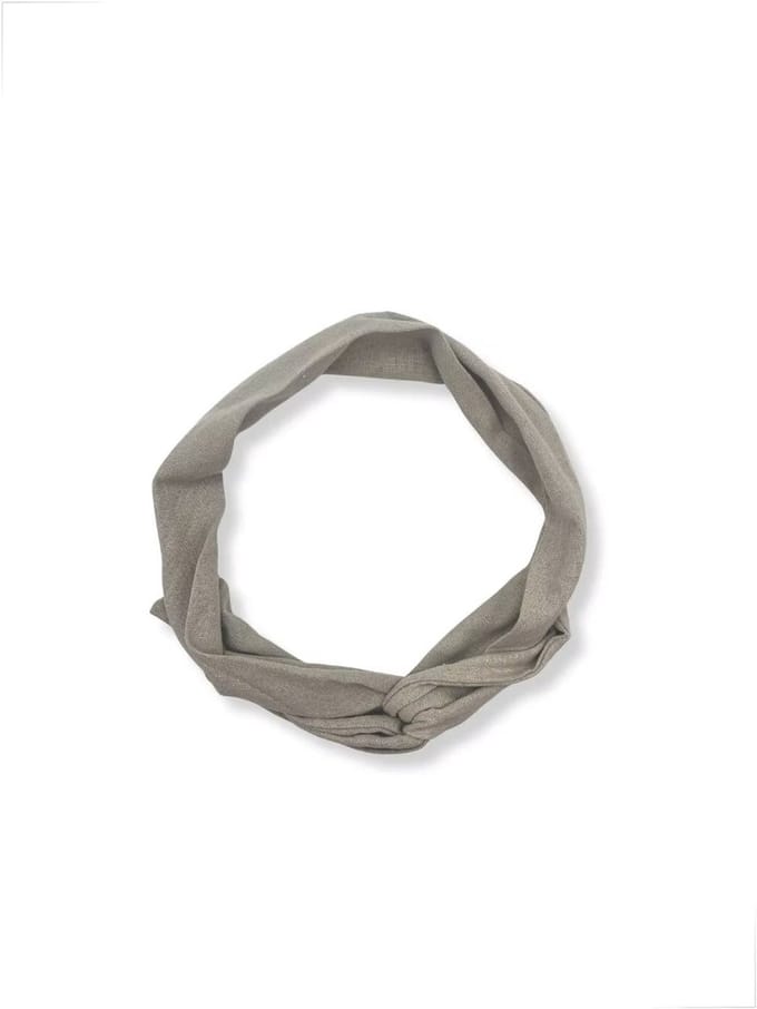 Duurzaam cadeau - Flexibele haarband - IJzerdraad - Grijs Beige - 90 cm