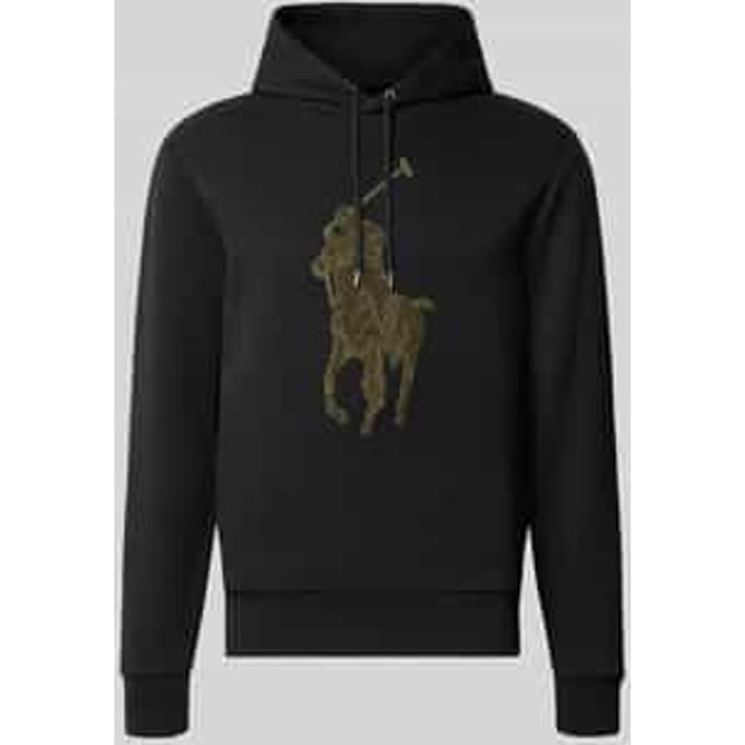 regular fit hoodie van katoenmix