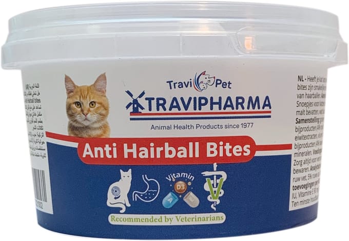 Travi Pet Anti Hairball Bites 6 Stuks