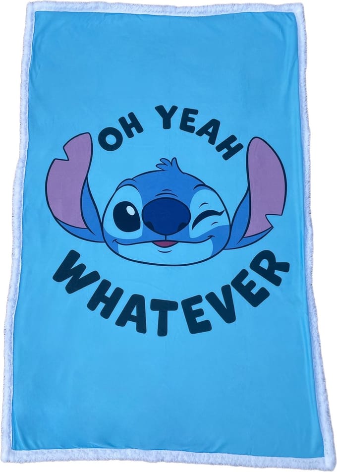 Lilo & Stitch fleece deken - sherpa