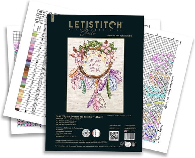 Leti Stitch All your Dreams are Possible L440 borduurpatroon