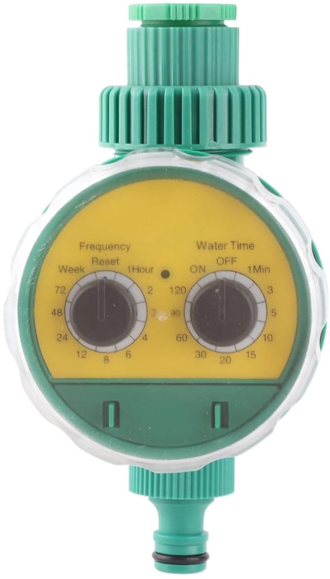 Automatische Irrigatiecontroller - Slimme Water Timer - Binnentuin Besproeiing - G3/4 Draad Aansluiting - 12.98 x 11.99 x 9.98 cm