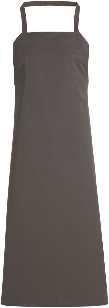 Kentaur Extra wide bib apron 31502-101 - Charcoal - UNI