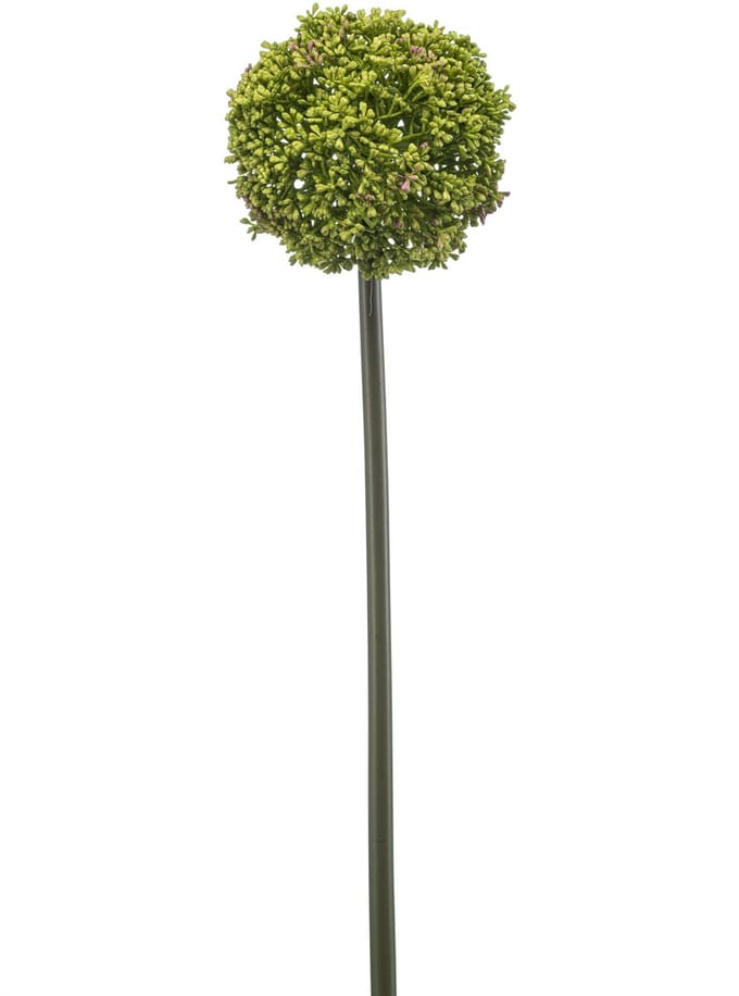 Emerald - Kunstbloem Allium groen 74cm - Kunstplant voor binnen