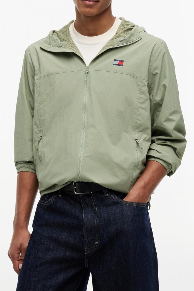Tommy Hilfiger Chicago Packable Jacket Spring Olive Größe: L | Trench Coats Outlet | Herren | Grün