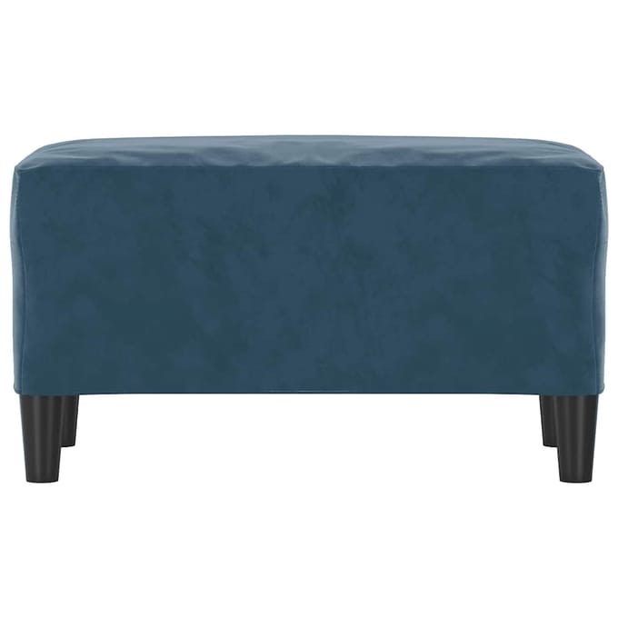 vidaXL - Bankje - 70x35x41 - cm - fluweel - blauw