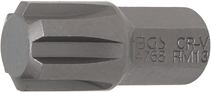 BGS Bitaandrijving buitenzeskant 10 mm (3/8") wigprofiel (vo...