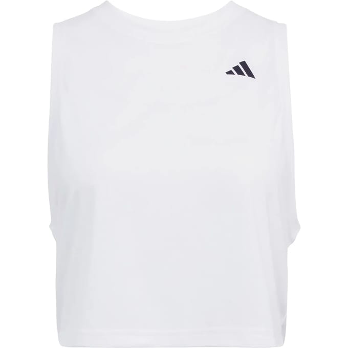 Adidas Train Essentials Boxy Workout Mouwloos T-shirt Wit S Vrouw