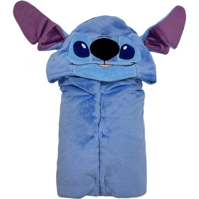 Lilo & Stitch: Fleece deken met kap - 120X150cm