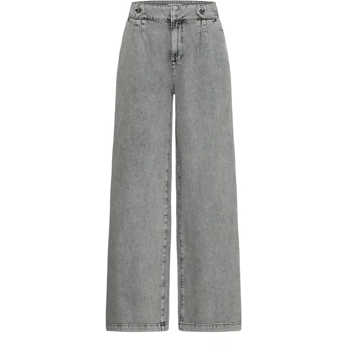 Dames jeans met een ruime pasvorm Pulz Jeans Vicky