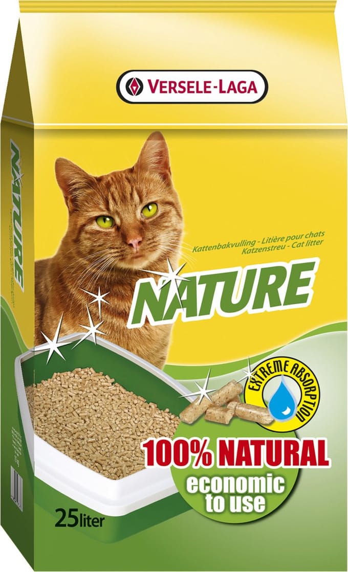 Versele-Laga Nature Houtkorrels - Kattenbakvulling - 25 l