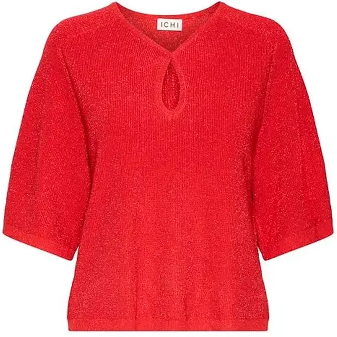 Ichi IHCODY SS2 Dames Trui - Racing Red