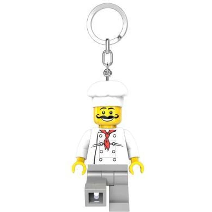 LEGO Minifigures sleutelhanger m/licht Chef Kok