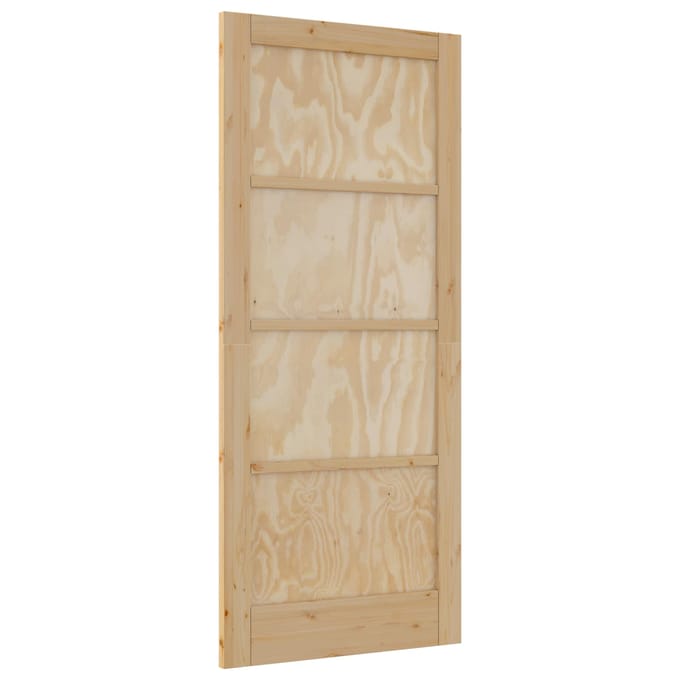 vidaXL - Interne - Deur - 86 - x - 198,5 - cm - Multiplex - Naturel