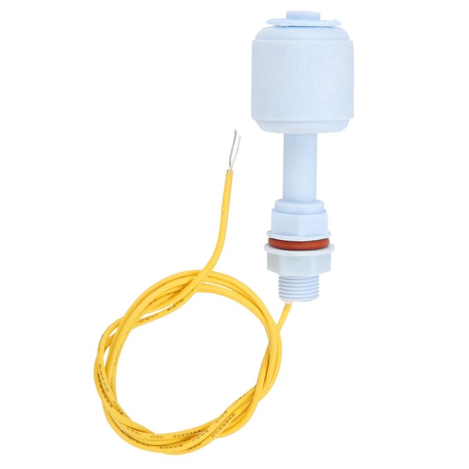Waterniveausensor Verticale Vlakschakelaar voor Aquarium Pompbesturing Vloeistofregelaar 110V white