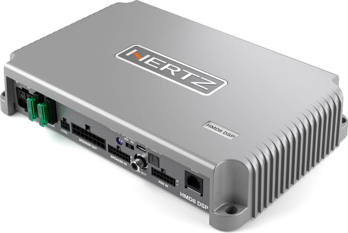 Hertz HMD8 DSP 12V - 8CH MARINE AMP - DSP 8x150W