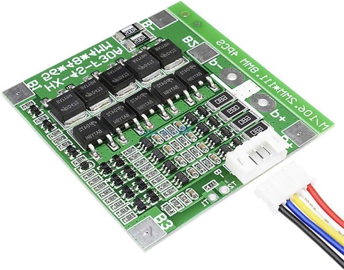 Batterij Beschermbord - Lithium Circuit - Energie Management - Celbalans Functie - 30 A - Groen