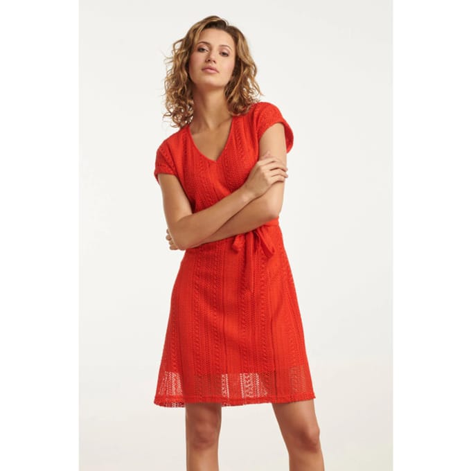 Smashed Lemon 25122 lace-achtige jurk |