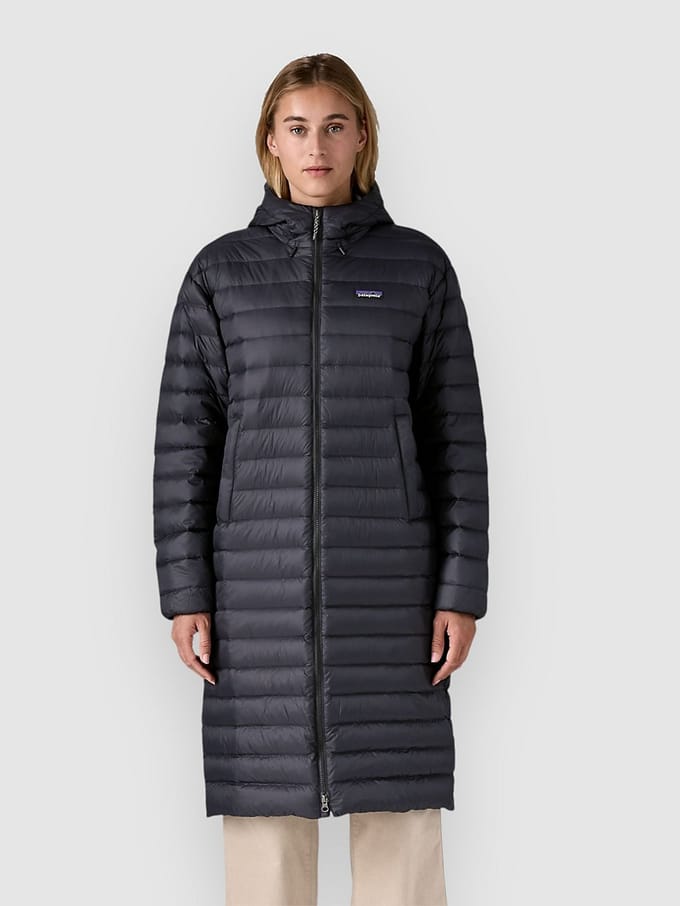 Patagonia Recycled Down Sweater Parka zwart