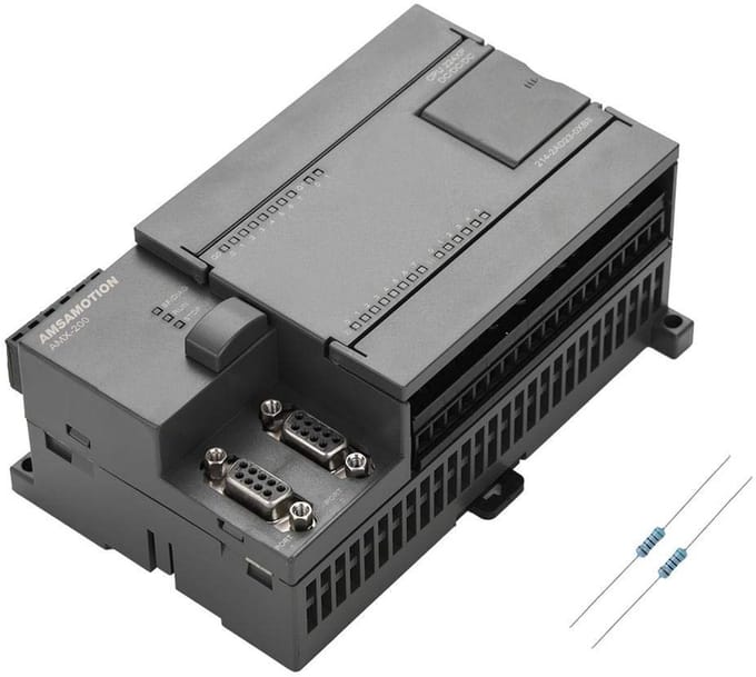 Dailygoody - S7-200 CPU224XP - Logic Programmable Module - 24V DC Controller - Grijs - Digital Input/Output - Geschikt voor industriële automatisering