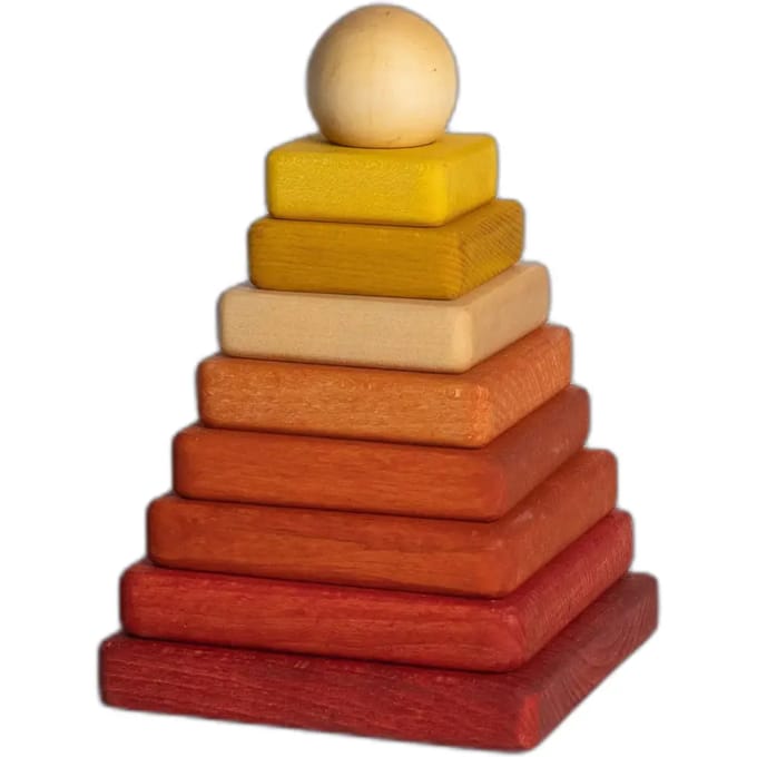 Pyramide carrée Wooden Story Montessori