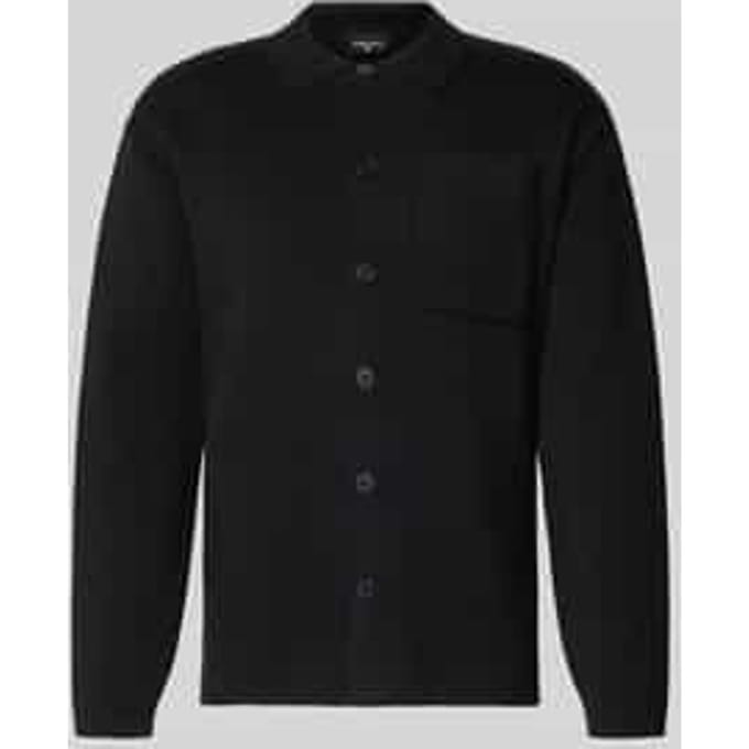 Regular fit poloshirt van een mix van katoen en wol, model 'AIDEN'
