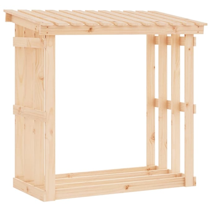vidaXL - Haardhoutrek - 108x64,5x109 - cm - massief - grenenhout
