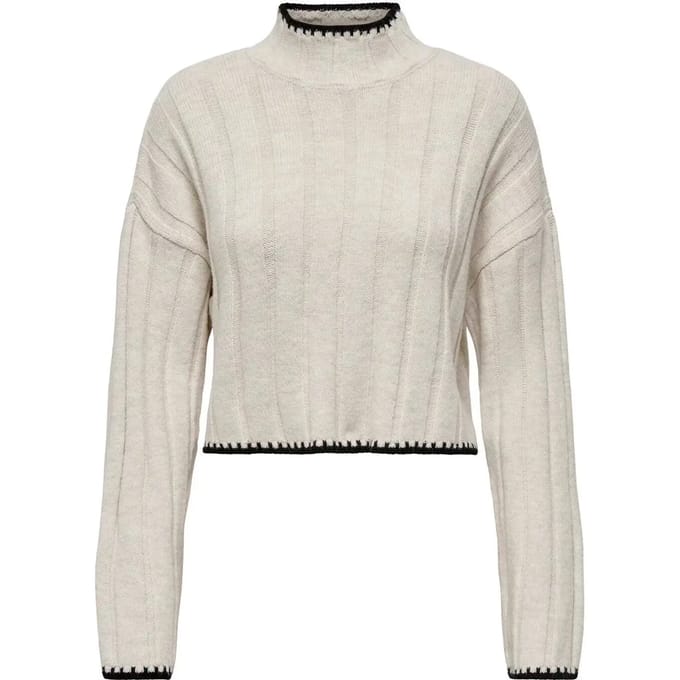 Regular fit gebreide pullover met turtleneck, model 'CHICK'