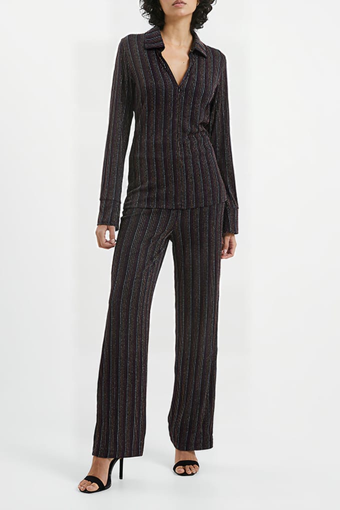 French Connection Paula Trouser Black Größe: S | Ausgestellte Hosen Outlet | Damen | Schwarz