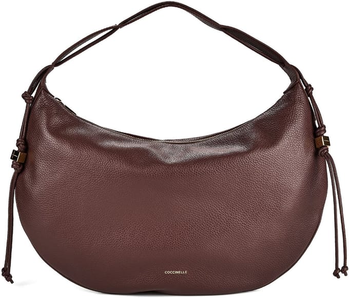 Coccinelle Thess Schoudertas Leder 45 cm - Dames - berry